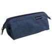 Picture of EXACOMPTA AUTENTIK TRIANGLE PENCIL CASE DARK BLUE